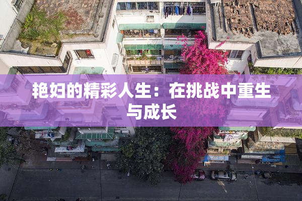 艳妇的精彩人生：在挑战中重生与成长