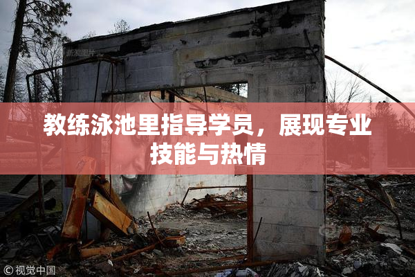 教练泳池里指导学员，展现专业技能与热情