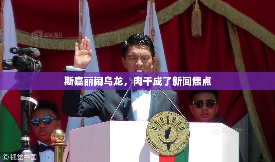 斯嘉丽闹乌龙，肉干成了新闻焦点
