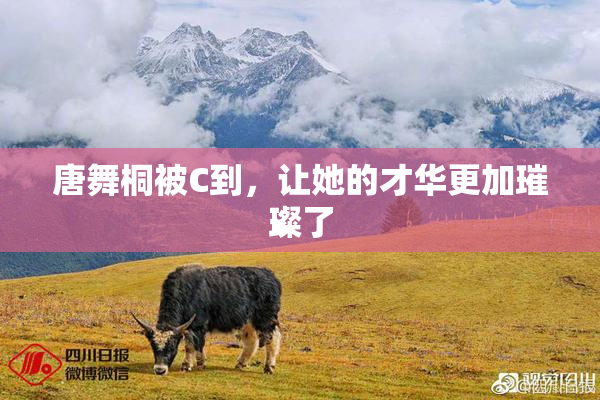 唐舞桐被C到，让她的才华更加璀璨了