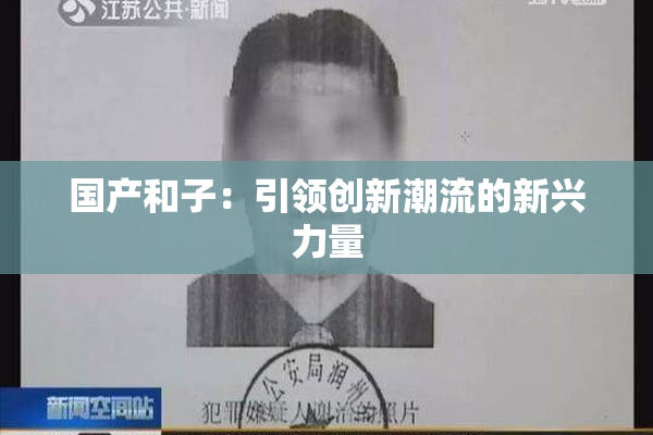 国产和子：引领创新潮流的新兴力量