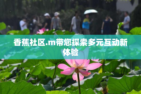 香蕉社区.m带您探索多元互动新体验
