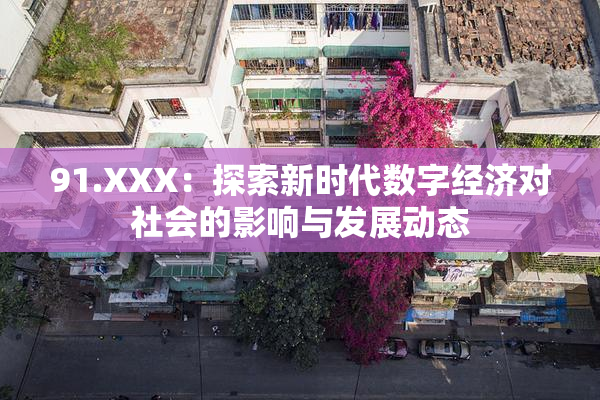 91.XXX：探索新时代数字经济对社会的影响与发展动态