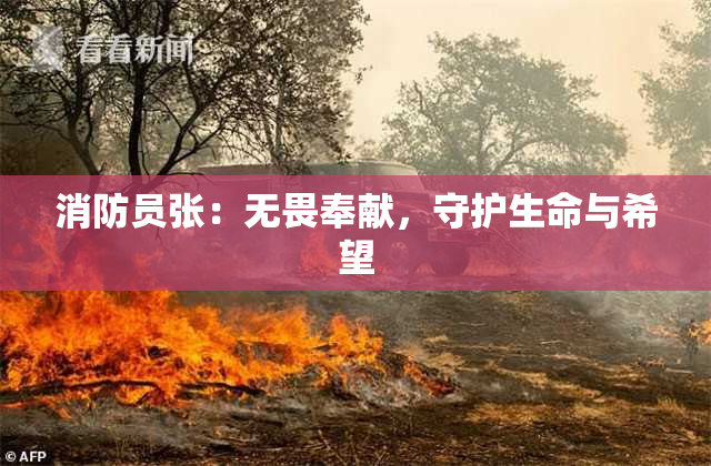 消防员张：无畏奉献，守护生命与希望