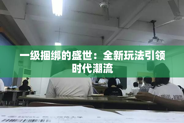 一级捆绑的盛世：全新玩法引领时代潮流