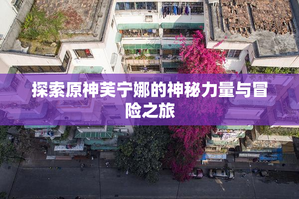 探索原神芙宁娜的神秘力量与冒险之旅