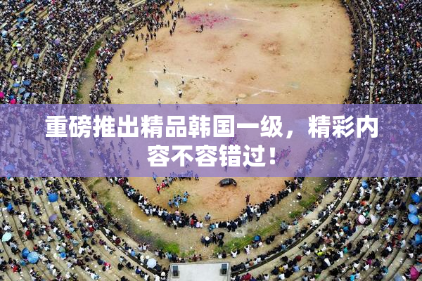 重磅推出精品韩国一级，精彩内容不容错过！