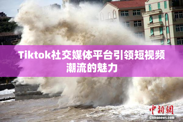 Tiktok社交媒体平台引领短视频潮流的魅力