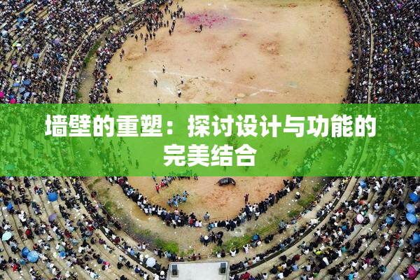 墙壁的重塑：探讨设计与功能的完美结合