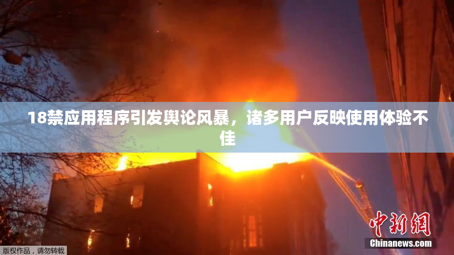 18禁应用程序引发舆论风暴，诸多用户反映使用体验不佳