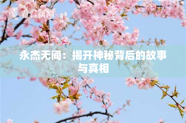 永杰无间：揭开神秘背后的故事与真相