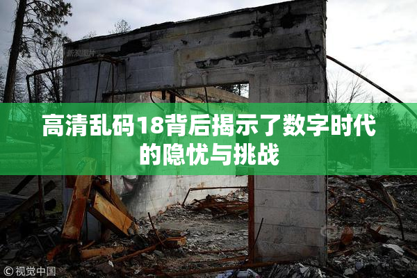 高清乱码18背后揭示了数字时代的隐忧与挑战