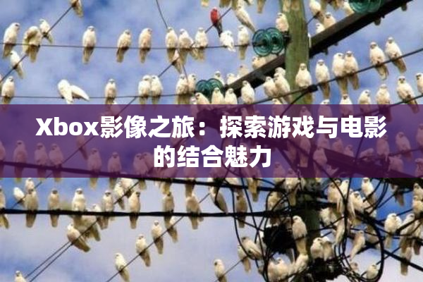Xbox影像之旅：探索游戏与电影的结合魅力