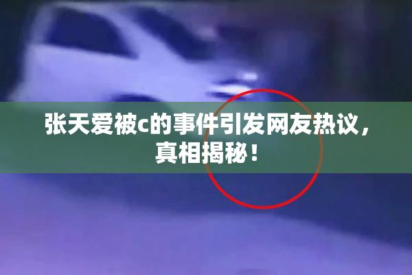 张天爱被c的事件引发网友热议，真相揭秘！
