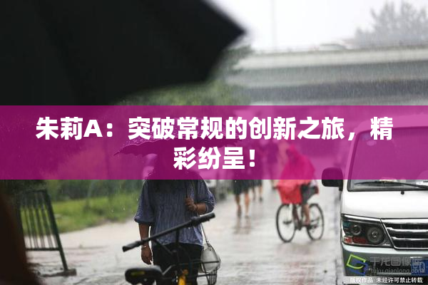 朱莉A：突破常规的创新之旅，精彩纷呈！