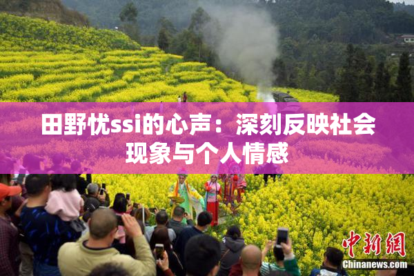 田野忧ssi的心声：深刻反映社会现象与个人情感