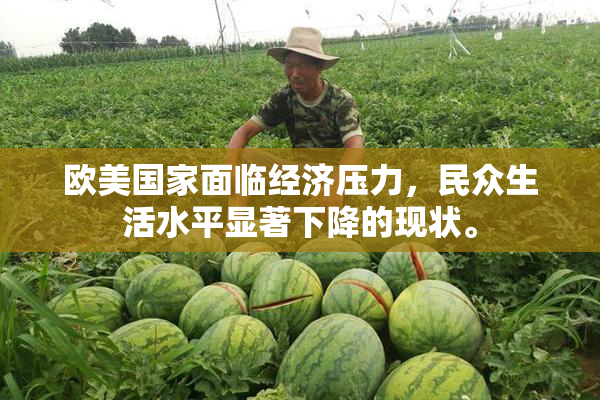 欧美国家面临经济压力，民众生活水平显著下降的现状。