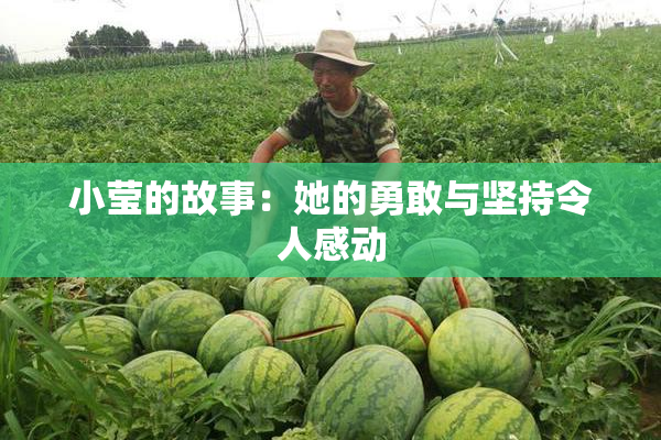 小莹的故事：她的勇敢与坚持令人感动