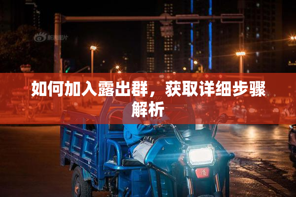如何加入露出群，获取详细步骤解析
