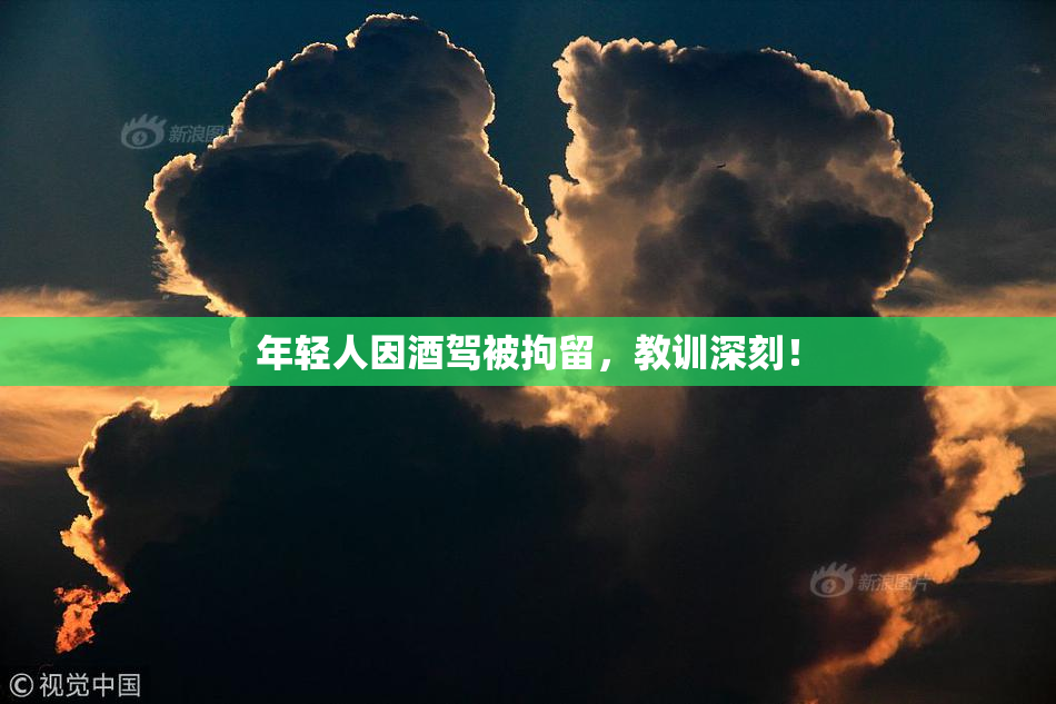 年轻人因酒驾被拘留，教训深刻！