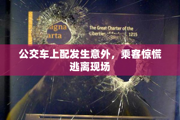 公交车上配发生意外，乘客惊慌逃离现场
