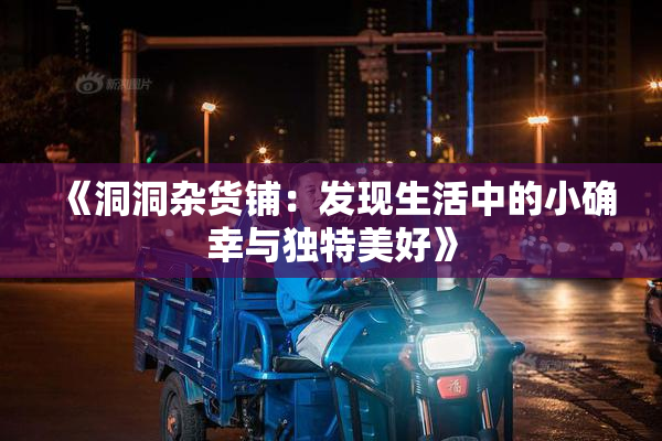 《洞洞杂货铺：发现生活中的小确幸与独特美好》