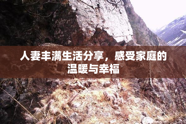 人妻丰满生活分享，感受家庭的温暖与幸福