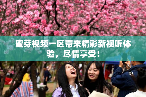 蜜芽视频一区带来精彩新视听体验，尽情享受！