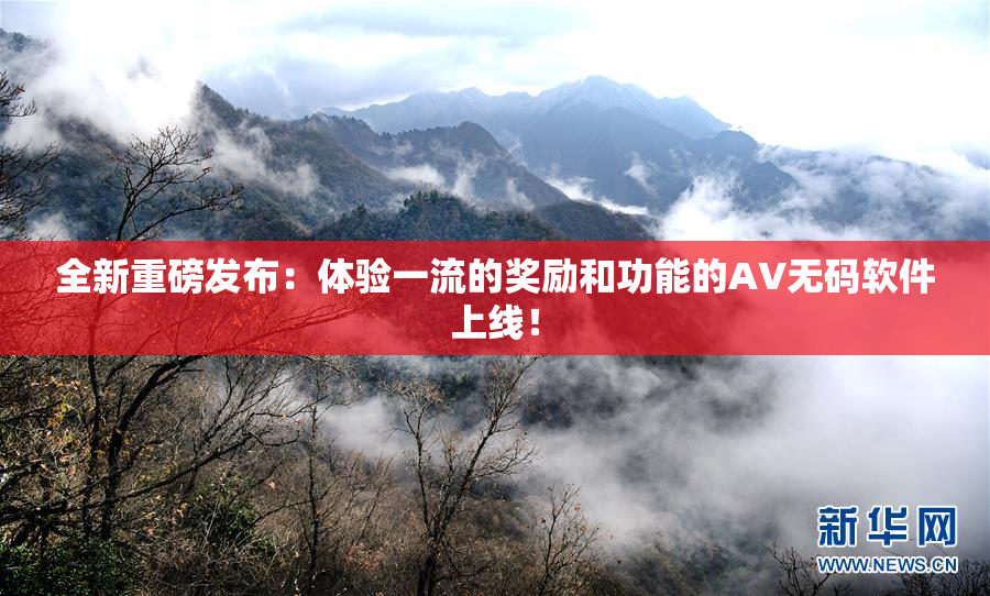 全新重磅发布：体验一流的奖励和功能的AV无码软件上线！