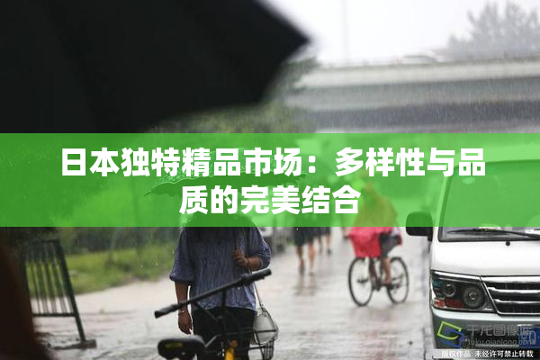 日本独特精品市场：多样性与品质的完美结合