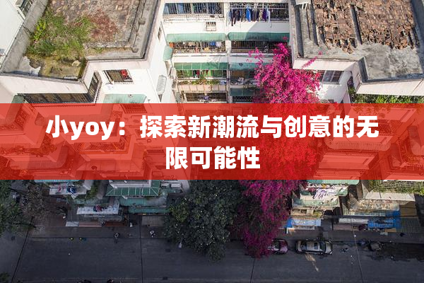 小yoy：探索新潮流与创意的无限可能性