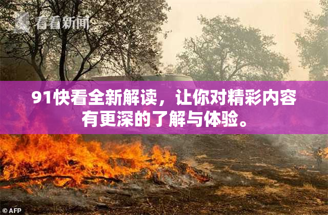 91快看全新解读，让你对精彩内容有更深的了解与体验。