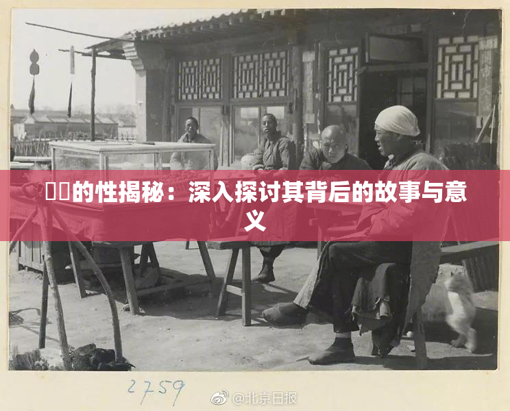 妺妺的性揭秘：深入探讨其背后的故事与意义