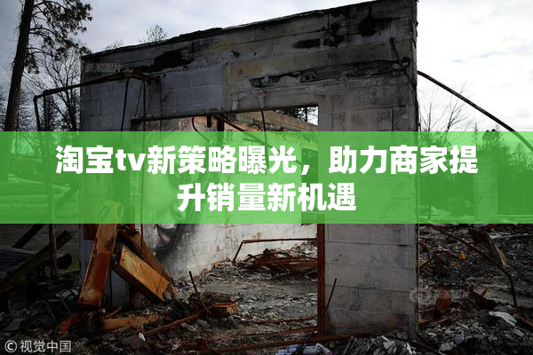 淘宝tv新策略曝光，助力商家提升销量新机遇