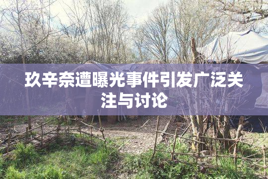 玖辛奈遭曝光事件引发广泛关注与讨论