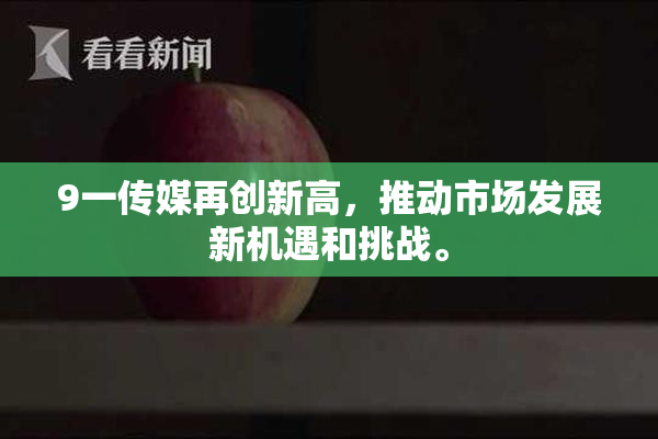 9一传媒再创新高，推动市场发展新机遇和挑战。