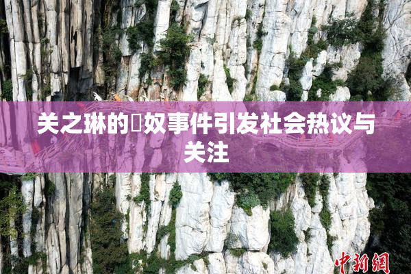 关之琳的婬奴事件引发社会热议与关注