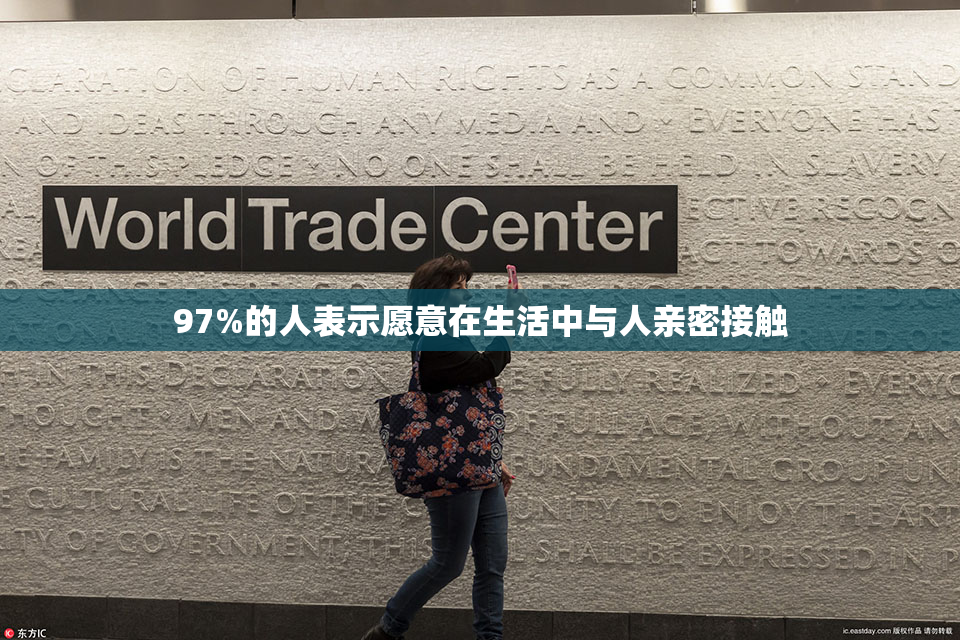 97%的人表示愿意在生活中与人亲密接触