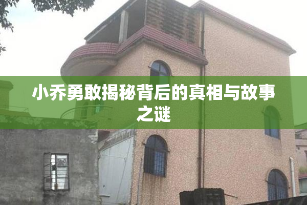 小乔勇敢揭秘背后的真相与故事之谜
