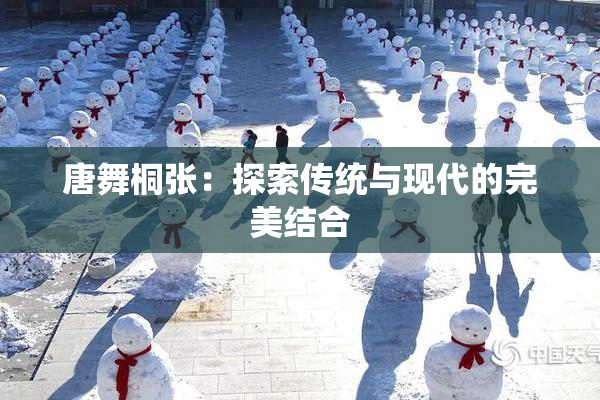 唐舞桐张：探索传统与现代的完美结合
