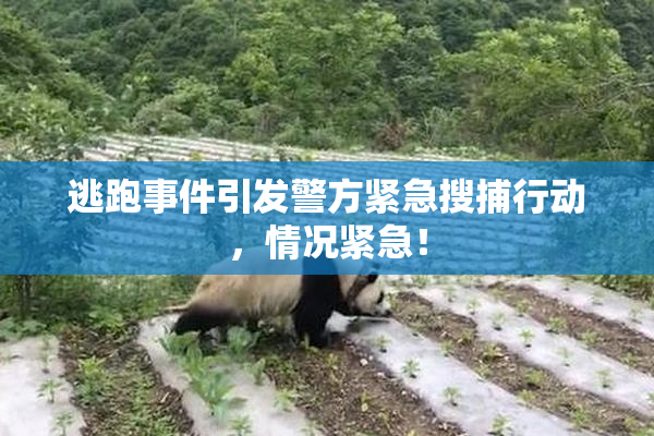 逃跑事件引发警方紧急搜捕行动，情况紧急！