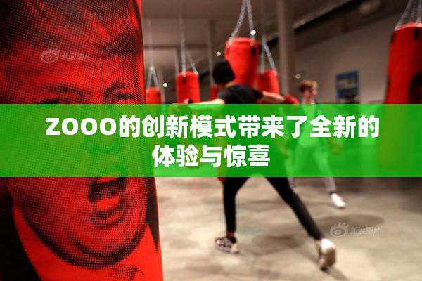 ZOOO的创新模式带来了全新的体验与惊喜