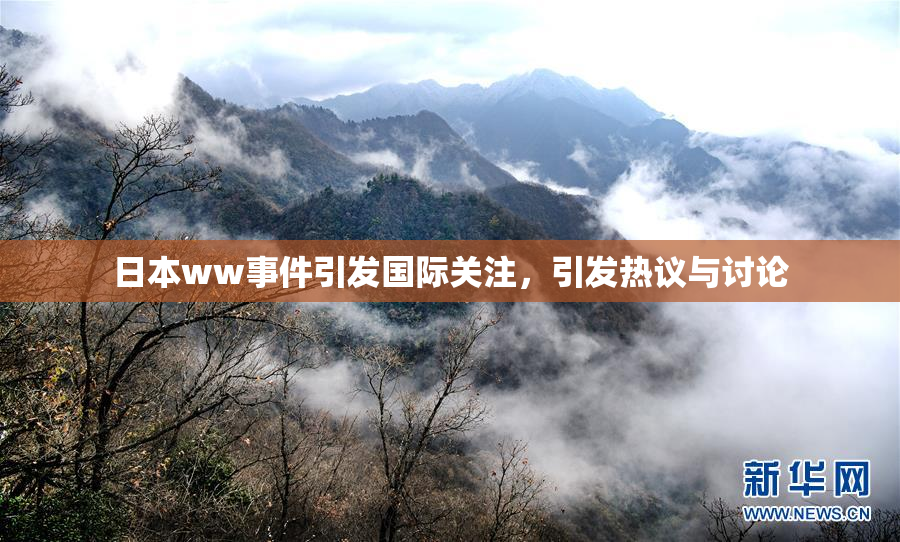 日本ww事件引发国际关注，引发热议与讨论
