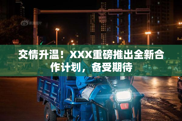 交情升温！XXX重磅推出全新合作计划，备受期待