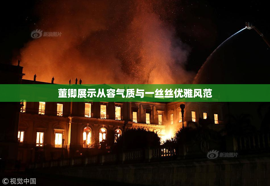 董卿展示从容气质与一丝丝优雅风范