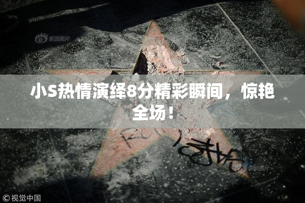 小S热情演绎8分精彩瞬间，惊艳全场！