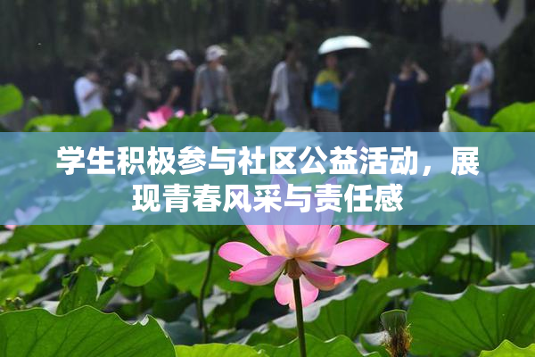 学生积极参与社区公益活动，展现青春风采与责任感