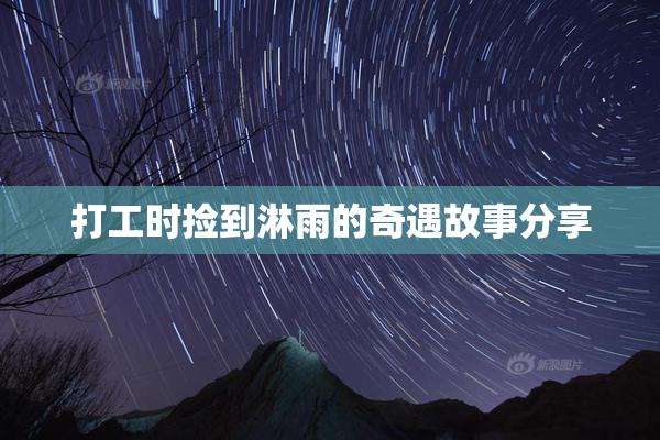 打工时捡到淋雨的奇遇故事分享