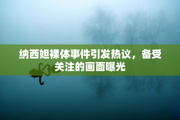 纳西妲裸体事件引发热议，备受关注的画面曝光