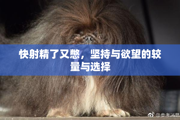 快射精了又憋，坚持与欲望的较量与选择